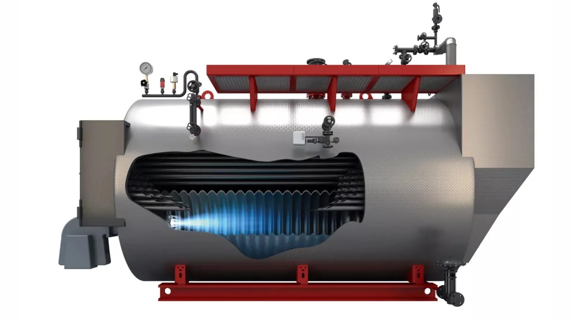 Котел паровой КПН-1.0-9М 1 т/ч жидкое топливо Энергостройдеталь